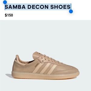 Gently worn SAMBA DECON SHOES

Magic Beige / Sand Strata / Gold Metallic